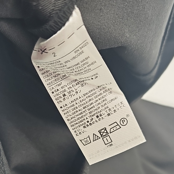 NEW W/ TAGS Banana Republic Black Skirt Size 2 - Picture 8 of 8